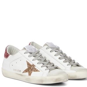 Golden Goose Gold Glitter Superstars